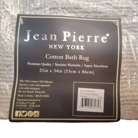 Jean Pierre New York Premium Quality Cotton Bath Rug - Picture 4 of 4